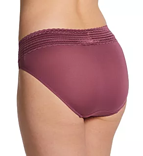No Pinching. No Problems. Hi-Cut Brief with Lace Tulipwood S