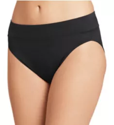 No Pinching. No Problems. Tailored Hi-Cut Panty Black S