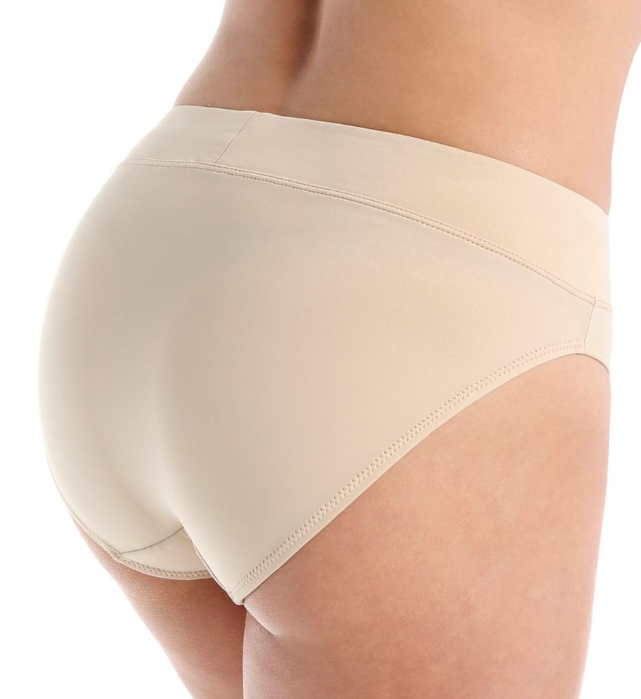 Warner's No Muffin Top / Hi-Cut Microfibre Nylon Panties- White