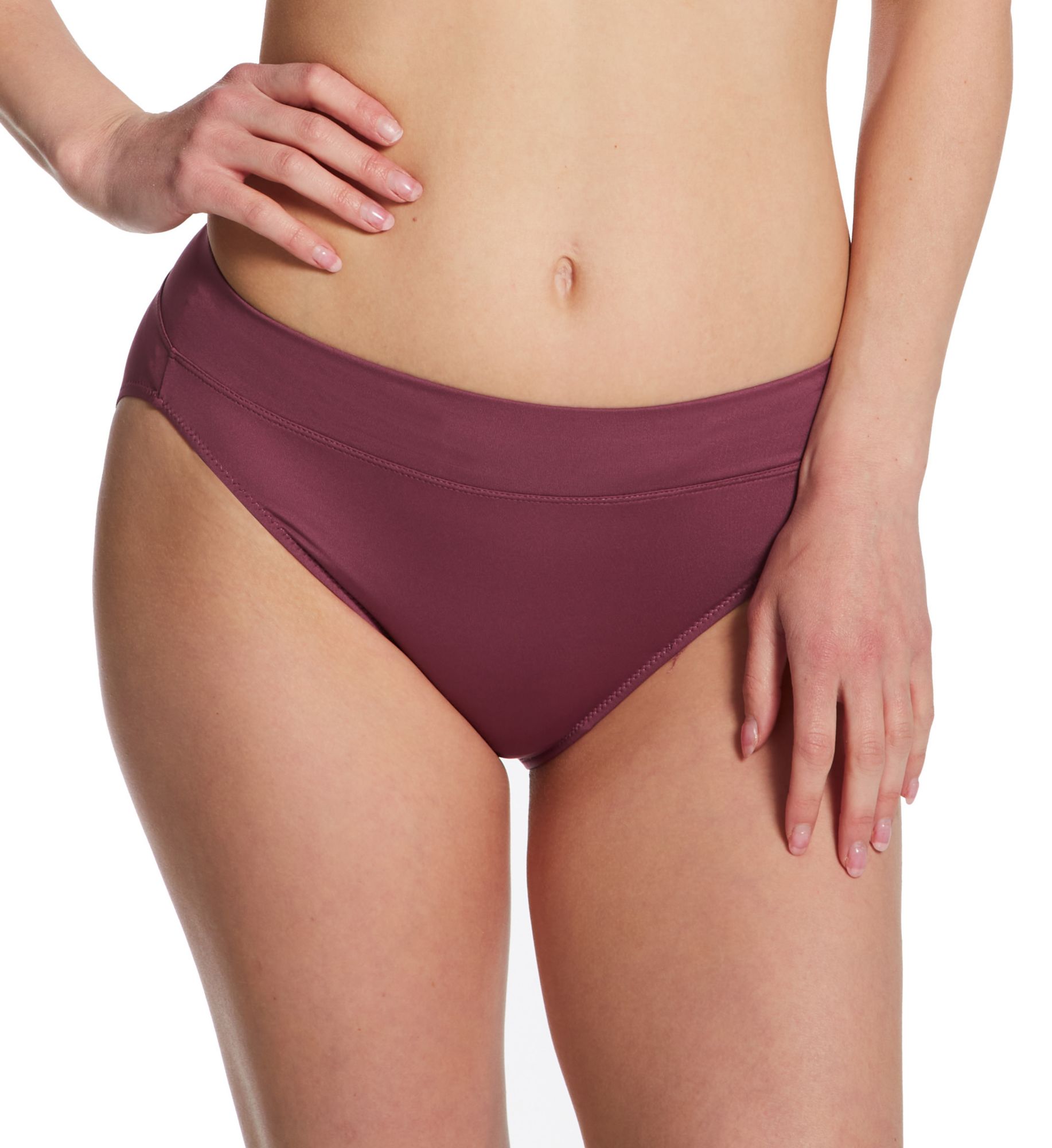 Warner's No Pinching. No Problems. Tailored Hi-Cut Panty Tulipwood M  - Image 1