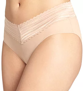 No Pinching. No Problems. Hipster with Lace Panty Toasted Almond S