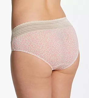 No Pinching. No Problems. Hipster with Lace Panty Butterscotch/Rose Leo 2X