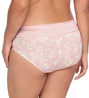 No Pinching. No Problems. Hipster with Lace Panty Peachskin Blith Floral L