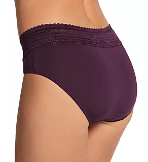 No Pinching. No Problems. Hipster with Lace Panty Purple Fig S