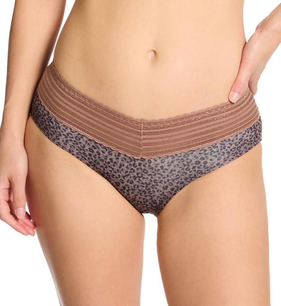 Warner's No Pinching. No Problems. Hipster with Lace Panty Swiss Mocha Leo 3X  - Image 1