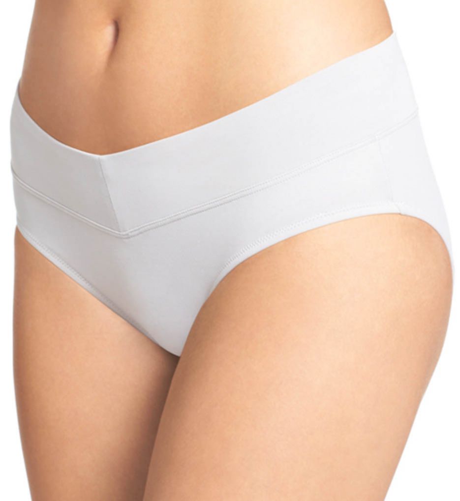 Warner's - Warner's 5638 No Pinching No Problems Micro V Hipster Panty (White 3X)