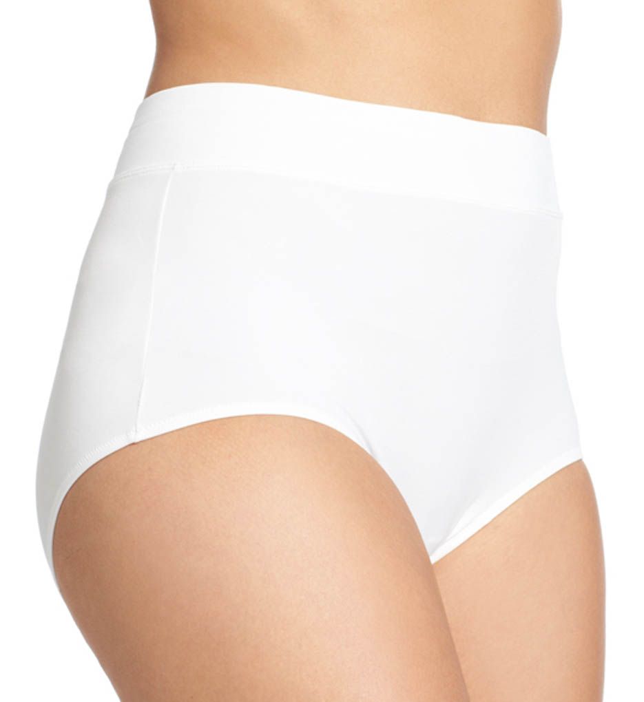 Warners (2547865): Warners 5738 No Pinching No Problems Tailored Micro Brief (White 11)