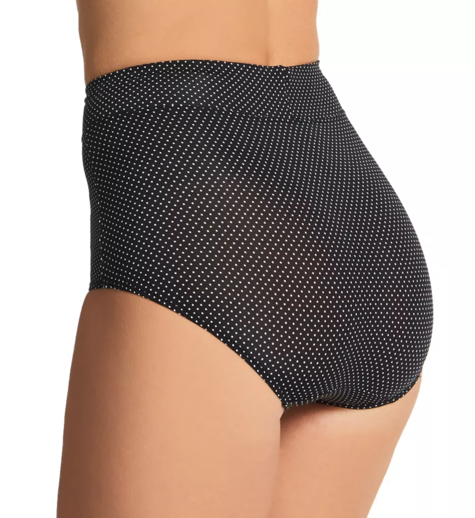 No Pinching No Problems Tailored Micro Brief Black and White Pindot 9