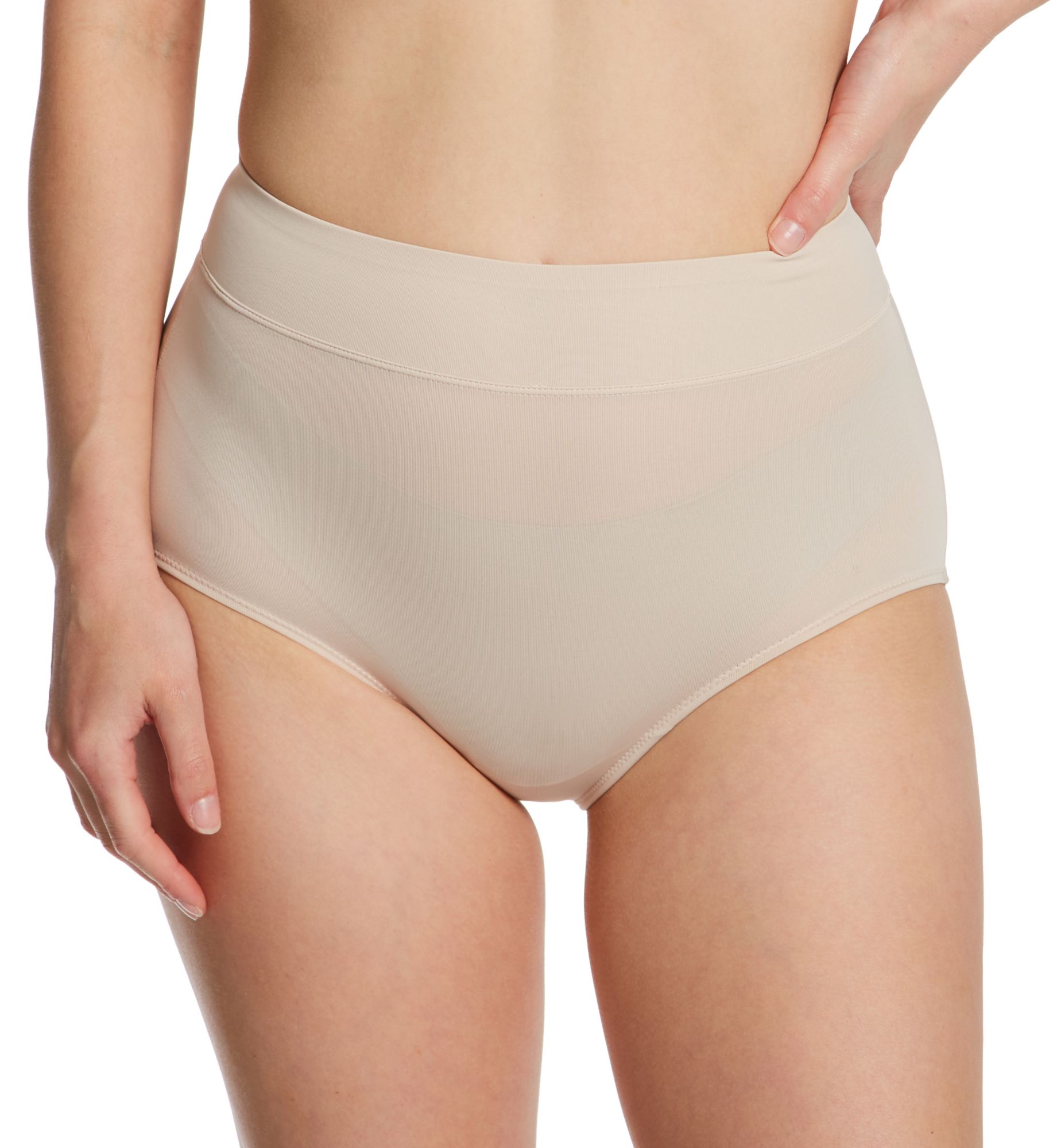 Warner's No Pinching No Problems Tailored Micro Brief Butterscotch 7  - Image 1