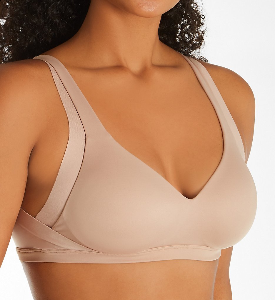 Warners - Warners RA2231A No Side Effects Wirefree Contour Bra (Toasted Almond XL)