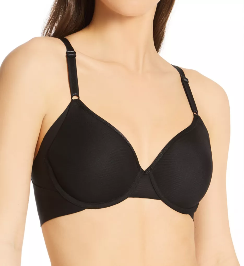 Warner's Women's No Side Effects Underarm-Smoothing Comfort Underwire  Lightly Lined T-Shirt Bra 1356, Black, 34B at  Women's Clothing store