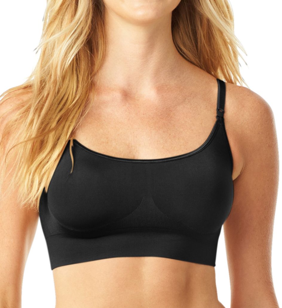 Easy Does It No Dig Wirefree Contour Crop Top Bra Rich Black S