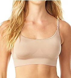 Easy Does It No Dig Wirefree Contour Crop Top Bra Toasted Almond M