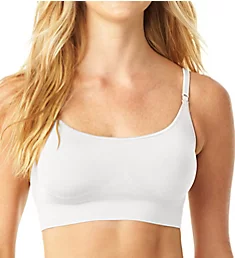 Easy Does It No Dig Wirefree Contour Crop Top Bra White 2X