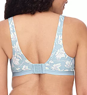 Cloud 9 Smooth Comfort Contour Wireless Bra Sky Blithe Floral S