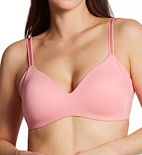 No Side Effects Underarm-Smoothing Wireless Bra Rose 34A