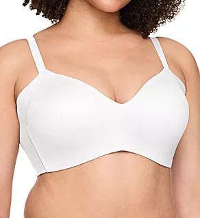 No Side Effects Underarm-Smoothing Wireless Bra White 40DD