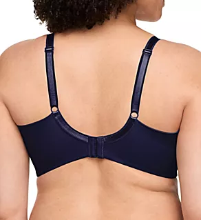 No Side Effects Underarm-Smoothing Wireless Bra Evening Blue 40DD
