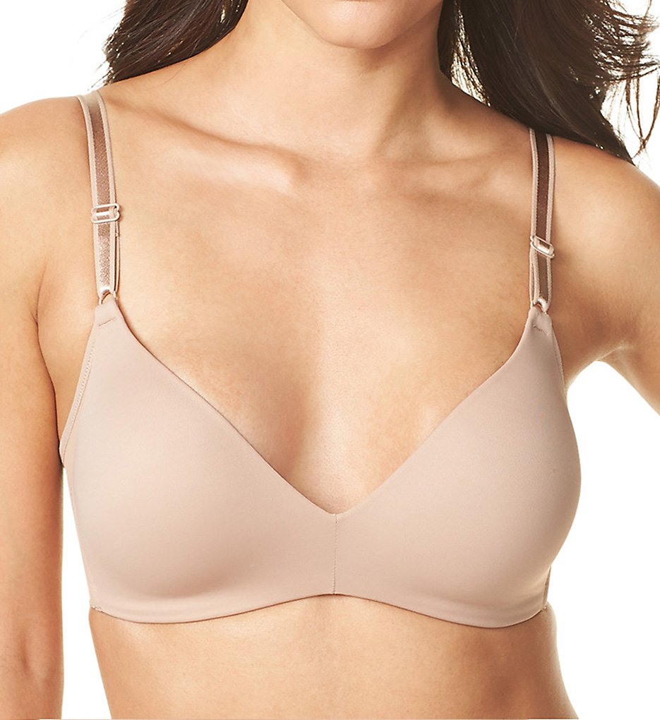 Warners - Warners RM3481A No Side Effects Wire-Free Contour Bra w/ Mesh Wing (Toasted Almond 40DD)