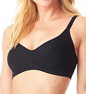 Easy Does It No Bulge Wirefree Contour Bra Rich Black S