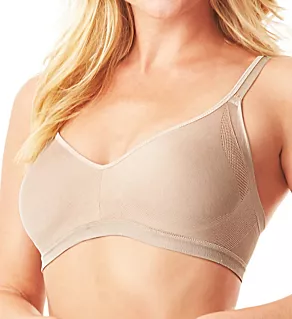 Easy Does It No Bulge Wirefree Contour Bra Toasted Almond S