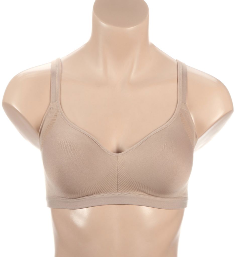 Women's Warner's RM3911A Easy Does It No Bulge Wirefree Contour Bra (Grey  Heather 2X)