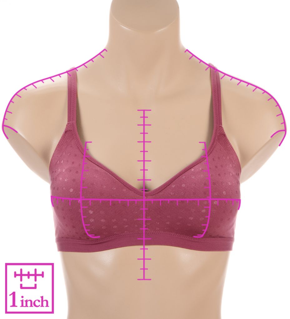 Warner's No Bulge Wireless Lightly Lined Bra RM3911F - Image 3