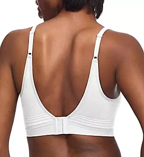 Easy Does It Allover Smooth Wireless Comfort Bra White 3X