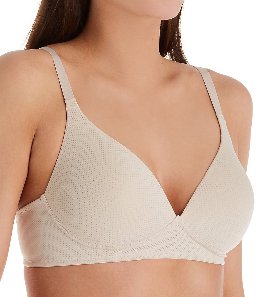 Warner's RM5941A Breathe Freely Wire-Free Contour Bra (Butterscotch)