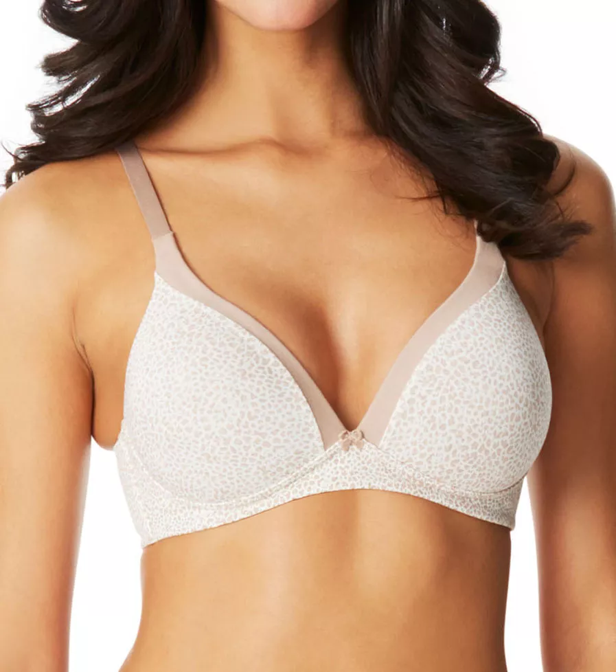 Invisible Bliss Cotton Wirefree Bra with Lift Natural Cheetah 38C