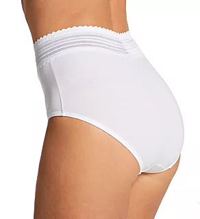 No Pinching No Problems Brief Panty - 3 Pack White/White/White S
