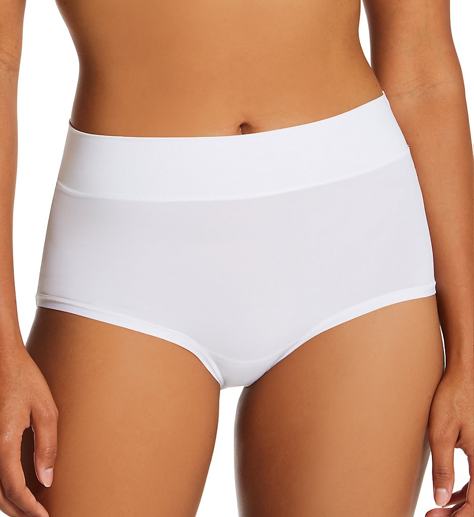 Warner's >> Warner's RS4281P Easy Does It Modern One Size Brief Panty (White O/S)