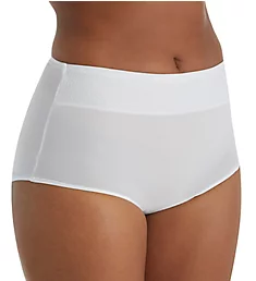 No Pinching. No Problems. Brief Panty with Lace White/Rosewater L