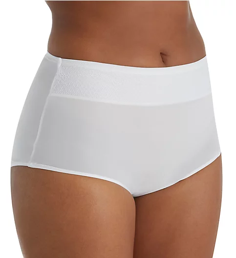 Warner's No Pinching. No Problems. Brief Panty with Lace RS7401P
