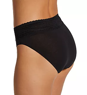 No Pinching No Problems Cotton Hi-Cut with Lace