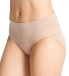 No Pinching. No Problems. Seamless Hi-Cut Panty Toasted Almond 2X