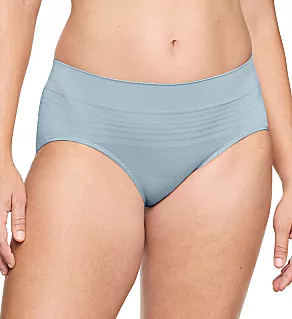 No Pinching. No Problems. Seamless Hipster Panty Sky 2X