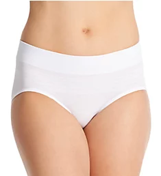 No Pinching. No Problems. Seamless Hipster Panty White S