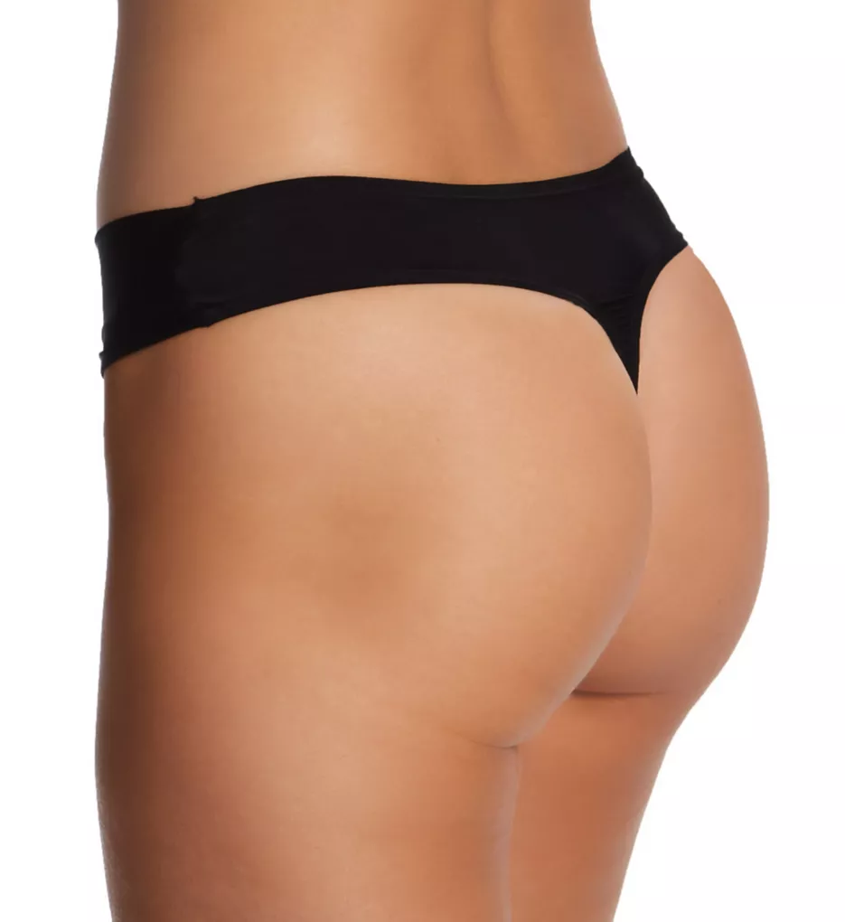 Smooth it Over High Waist Thong Black S