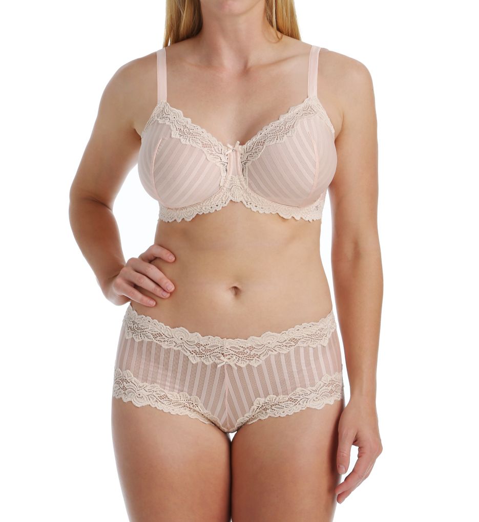 Barbados Mesh Boyshort Panty With Lace Trim-cs2