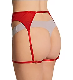 Maisie Suspender Belt Red XS