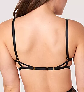 Penny Strappy Mesh Bra Black 32D
