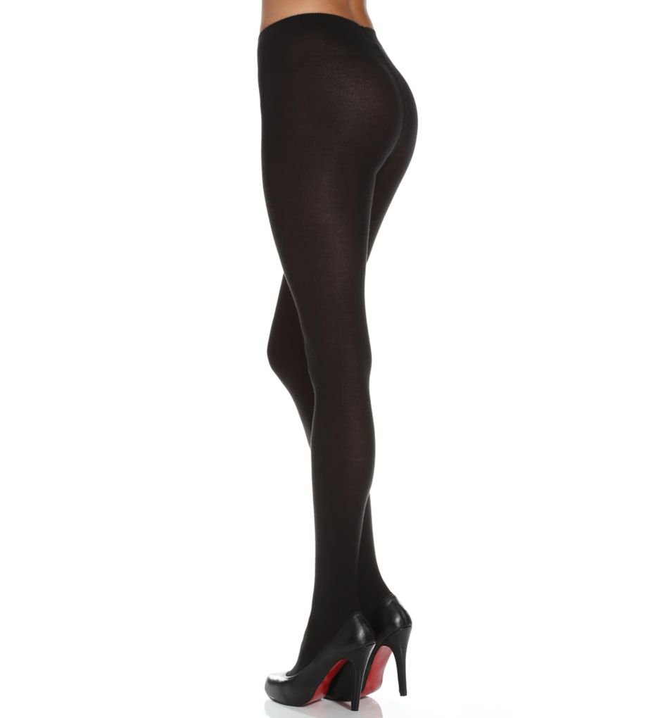 WOLFORD Cashmere Silk Tights Leggings, Black Women's Socks & Tights