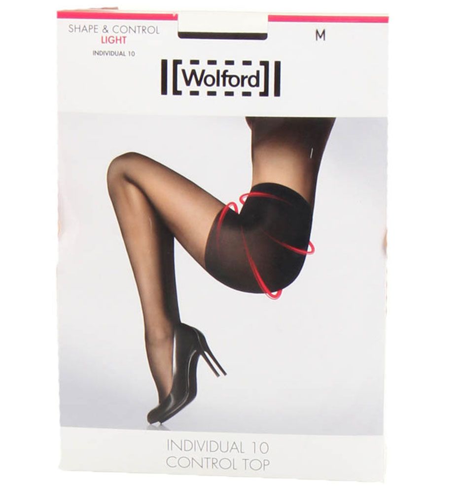 Wolford Individual 10 Denier Thigh High Stockings 