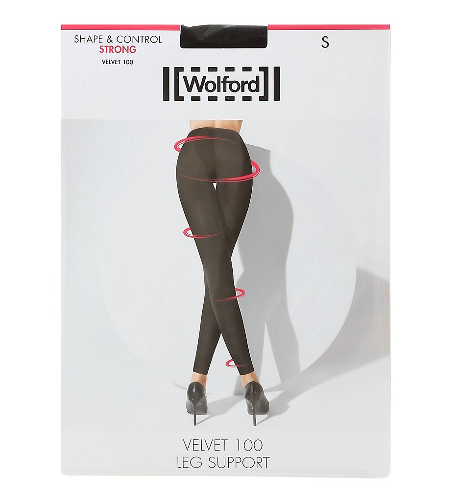 Velvet 100 Leg Support Leggings Black XS by Wolford