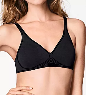 3W Skin Wireless Bra Black 34A