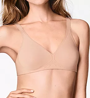 3W Skin Wireless Bra Rose Tan 36B
