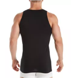 Pure Comfort Cotton Stretch Tank Blk S