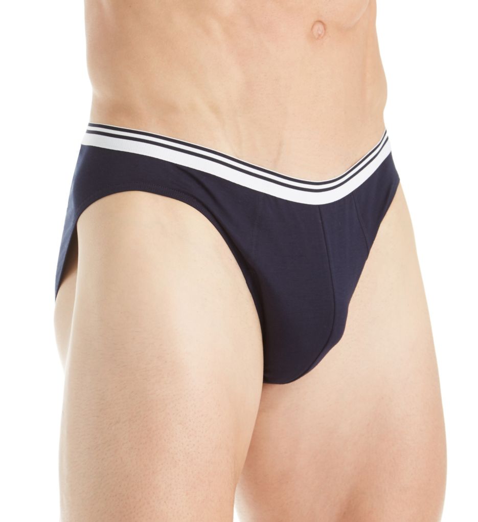 Pure Comfort Cotton Stretch Brief NAV L by Zimmerli