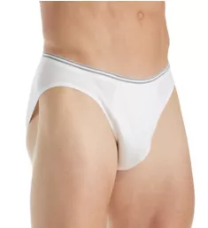 Pure Comfort Cotton Stretch Brief Wht M